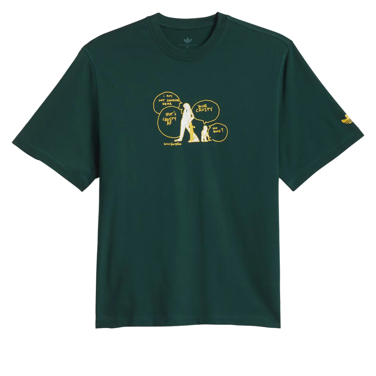 Adidas Gonz Crusty T-Shirt - Aurora Ivy/Black