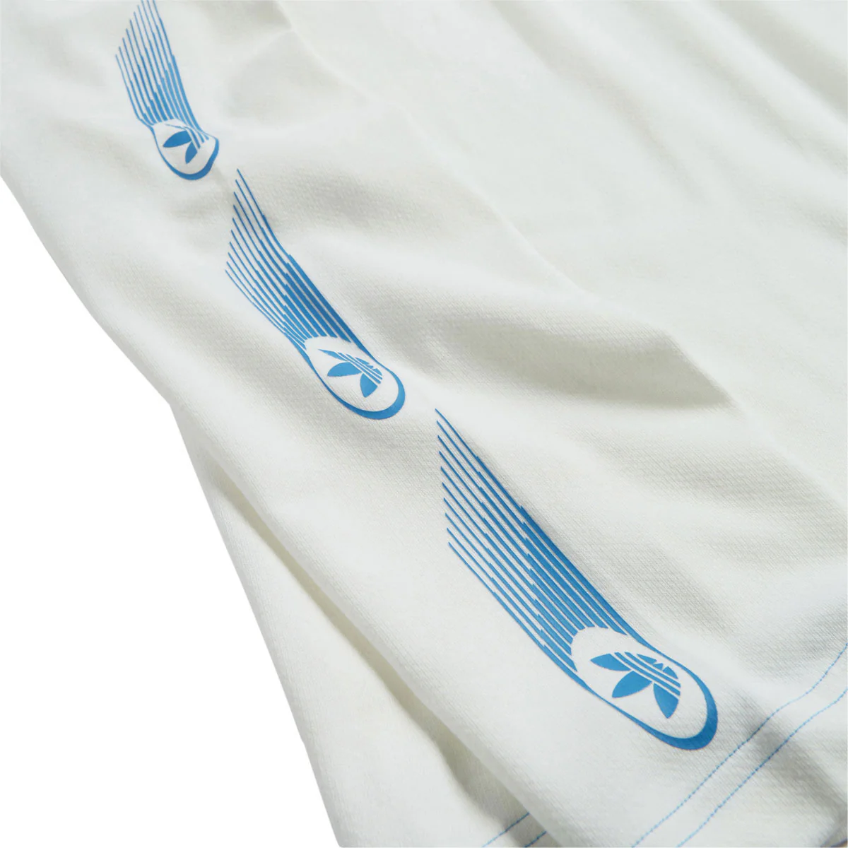 Adidas Skate Form Long Sleeve T-Shirt - Core White/Lucid Ray Blue - Image 3