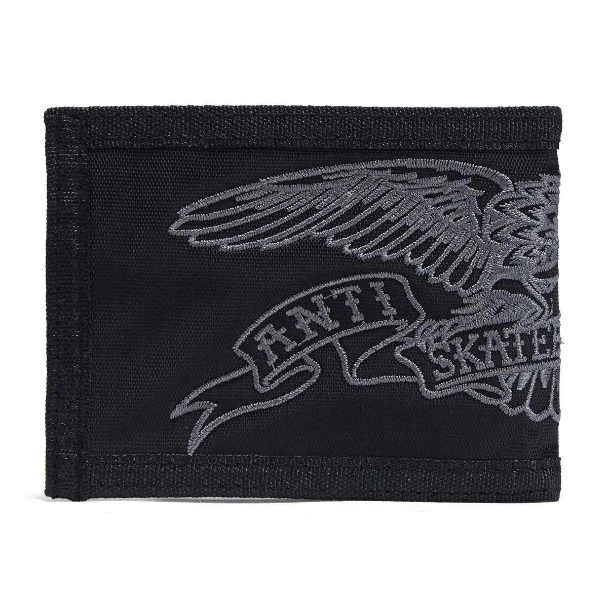 Anti-Hero Basic Eagle Bi-Fold Wallet - Black/Charcoal - Image 2