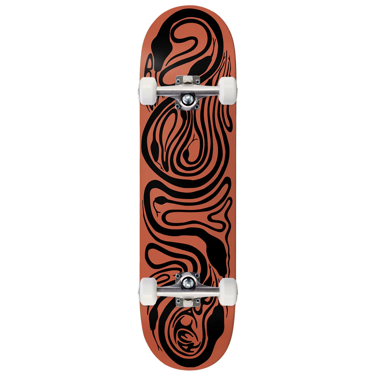 Baker Rowan Zorilla Brain Rabies Skateboard Complete - 8.125"