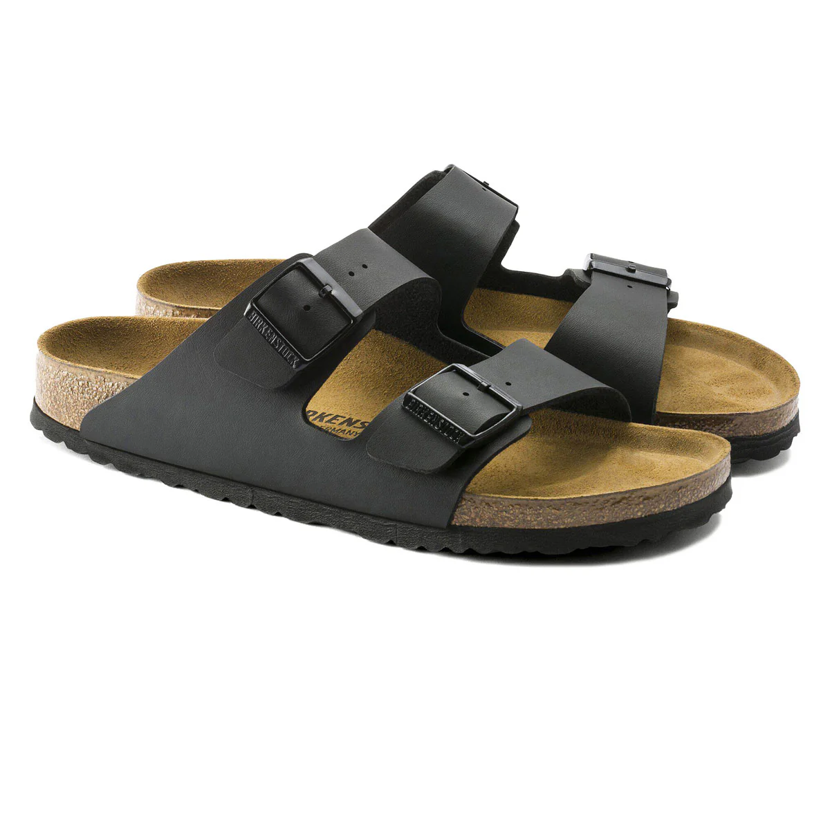 Birkenstock Arizona Sandals - Black Birko-Flor - Image 2