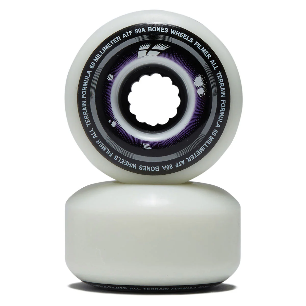 Bones ATF Filmers 80a Skateboard Wheels - 60mm - Image 2