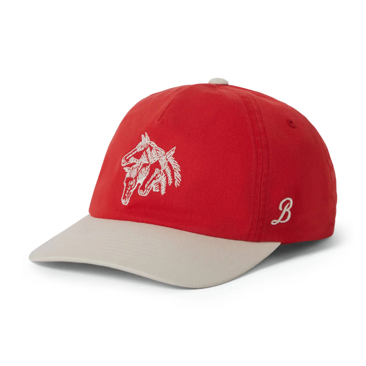 Brixton Round Up LP Adj Hat - Washed Adrenaline Rush/Whitecap