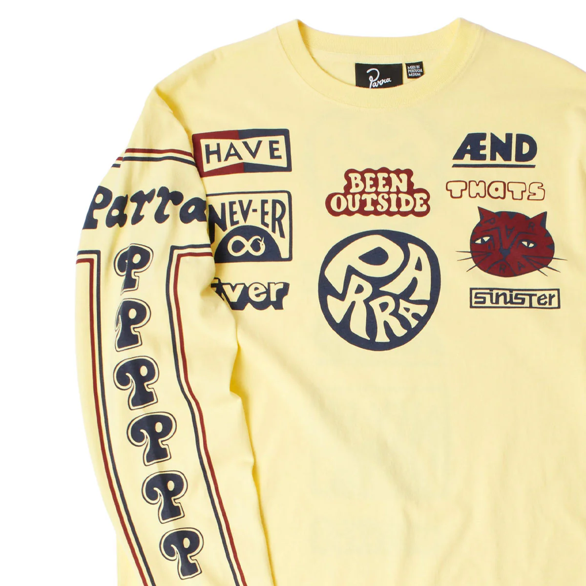 By Parra Never Sinister Long Sleeve T-Shirt - Yellow - Image 3