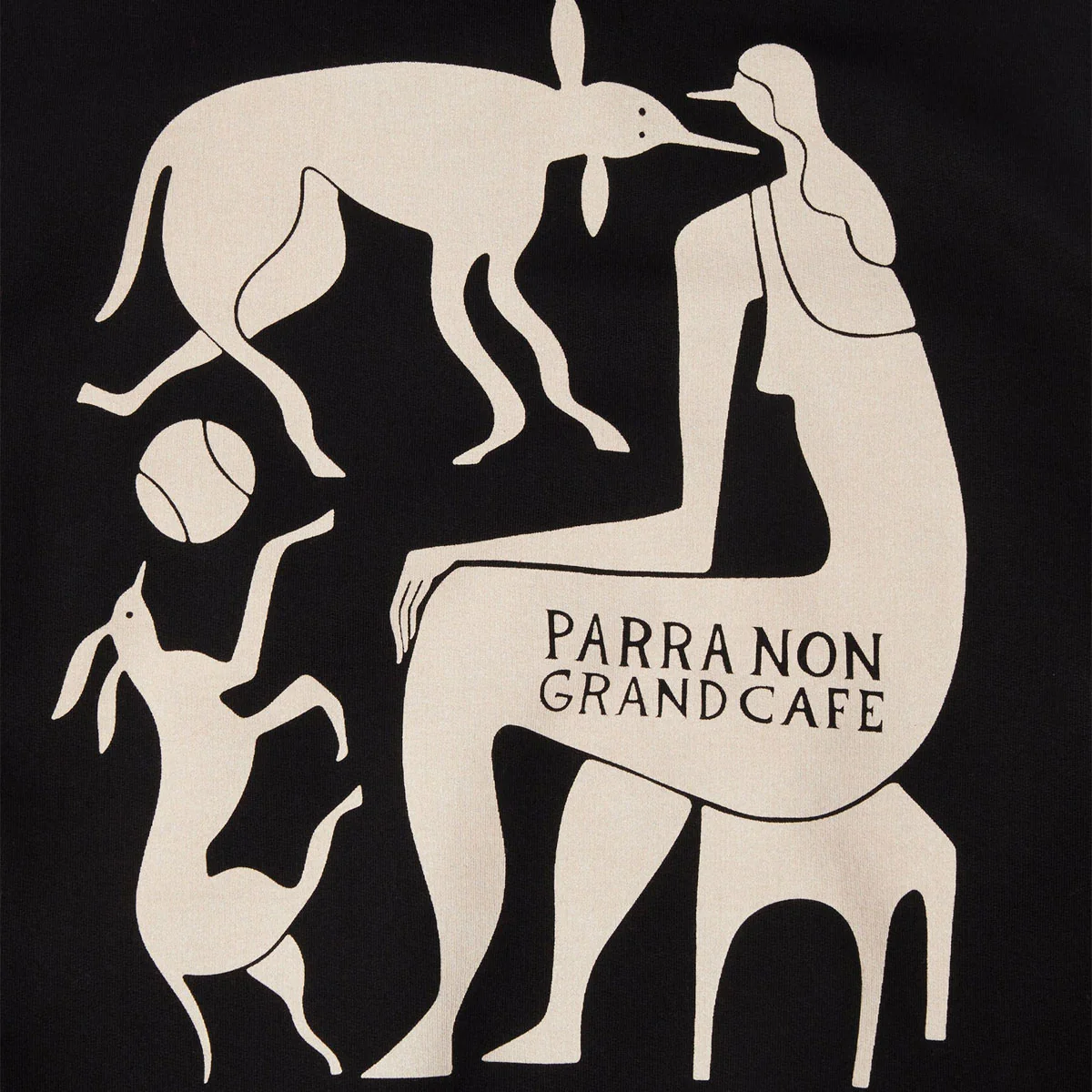 By Parra Non Grand Cafe Hoodie - Black - Image 5