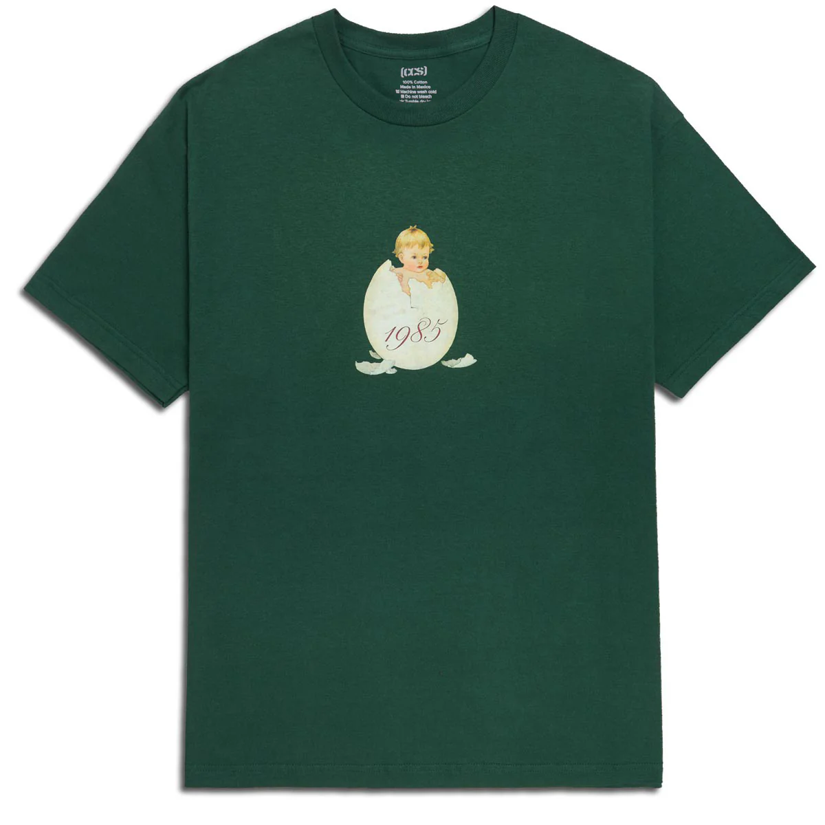 CCS 1985 Egg T-Shirt - Forest Green