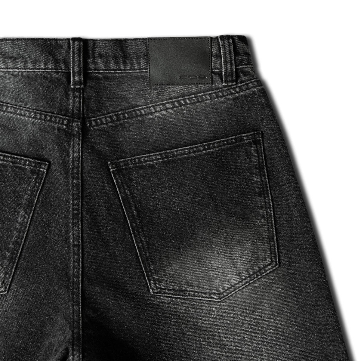 CCS Baggy Straight Denim Jeans - Pavement Black - Image 7