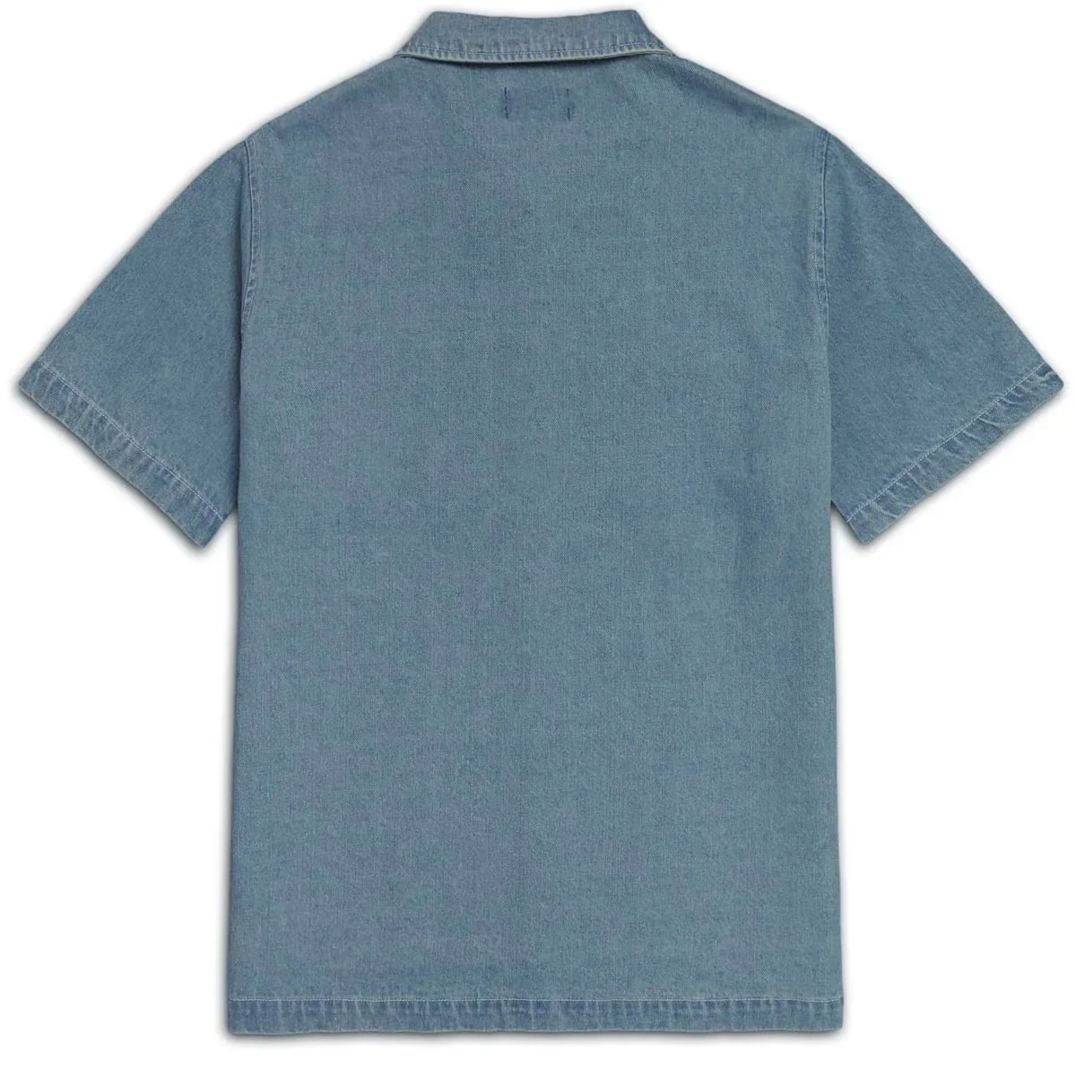 CCS Custom Embroidered Work Shirt - Light Blue Denim - Image 4