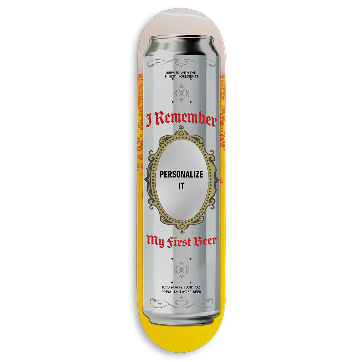 CCS Customs Photo Moments Skateboard Deck - My First Beer - 8.125"