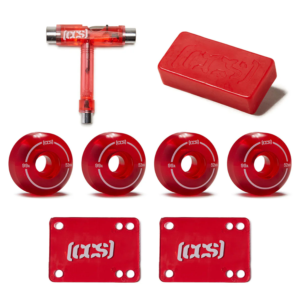 CCS Going Clear Skate Bundle - Red