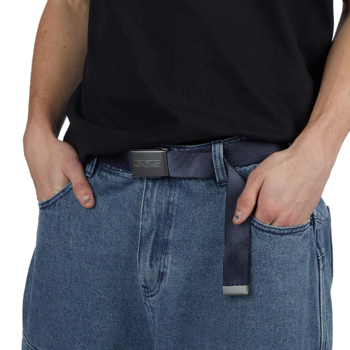 CCS Gunmetal 96 Logo Web Belt - Black - Image 3