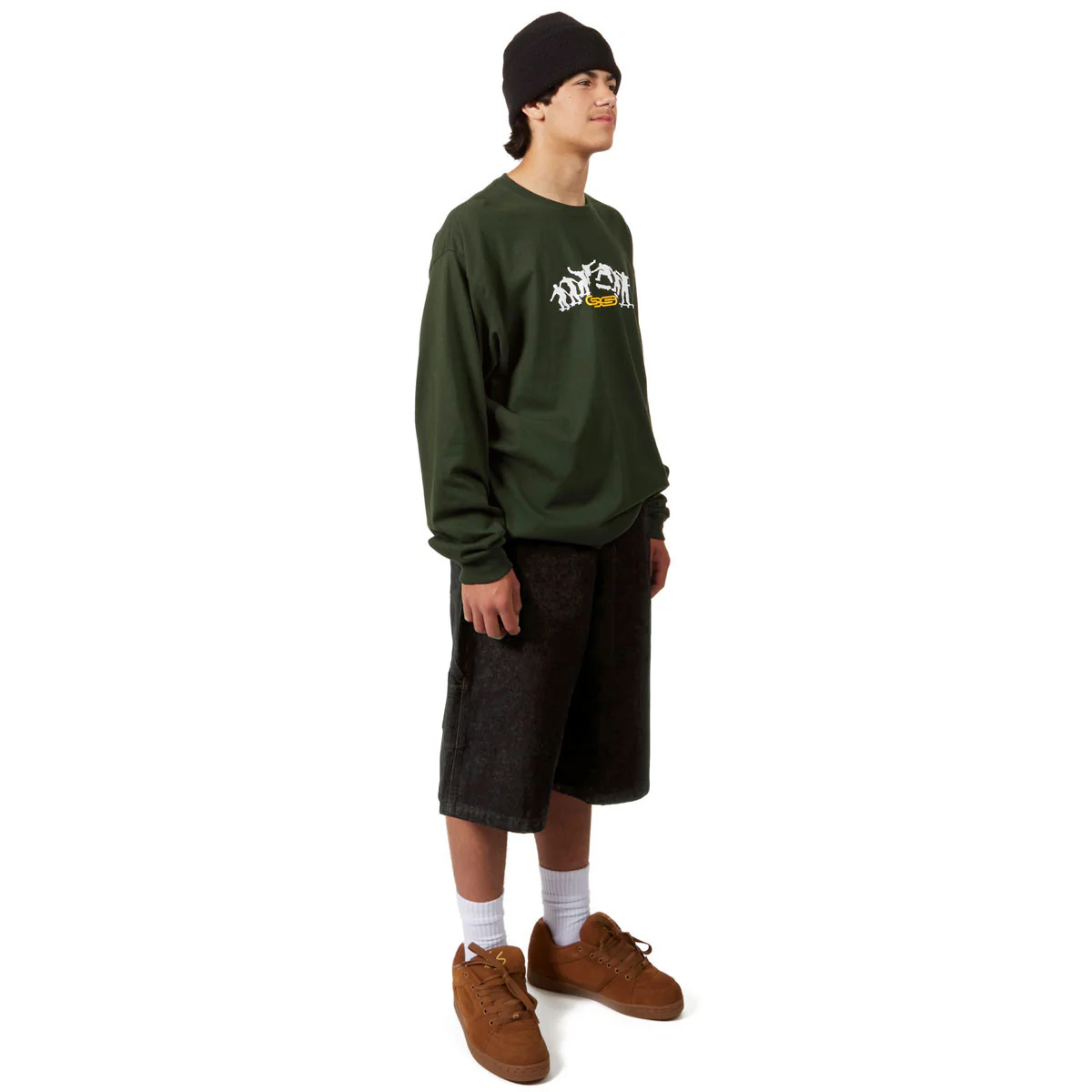 CCS Hammer Loop Jean Shorts - Old Black - Image 2