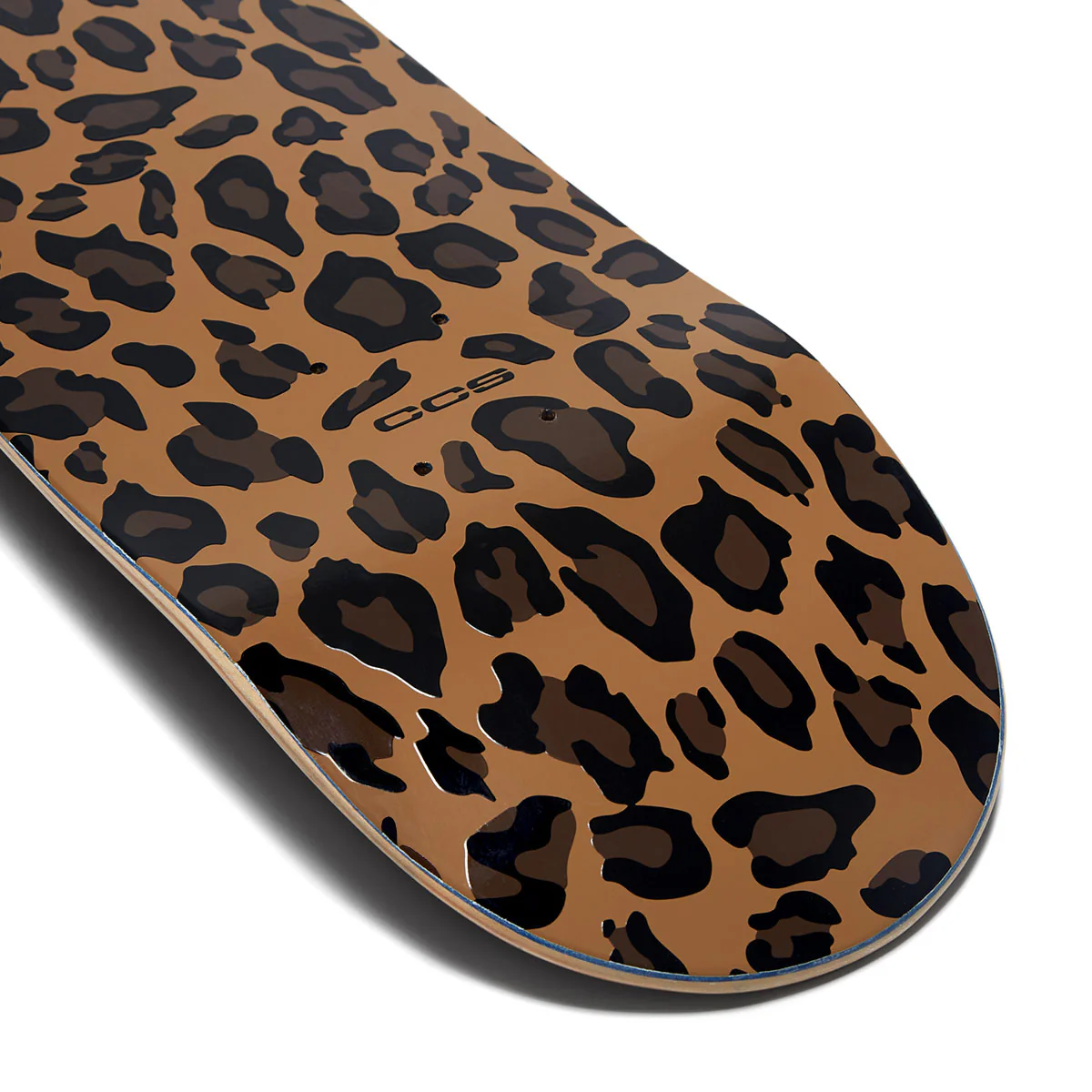 CCS Leopard Embossed Skateboard Deck - Brown - Image 4