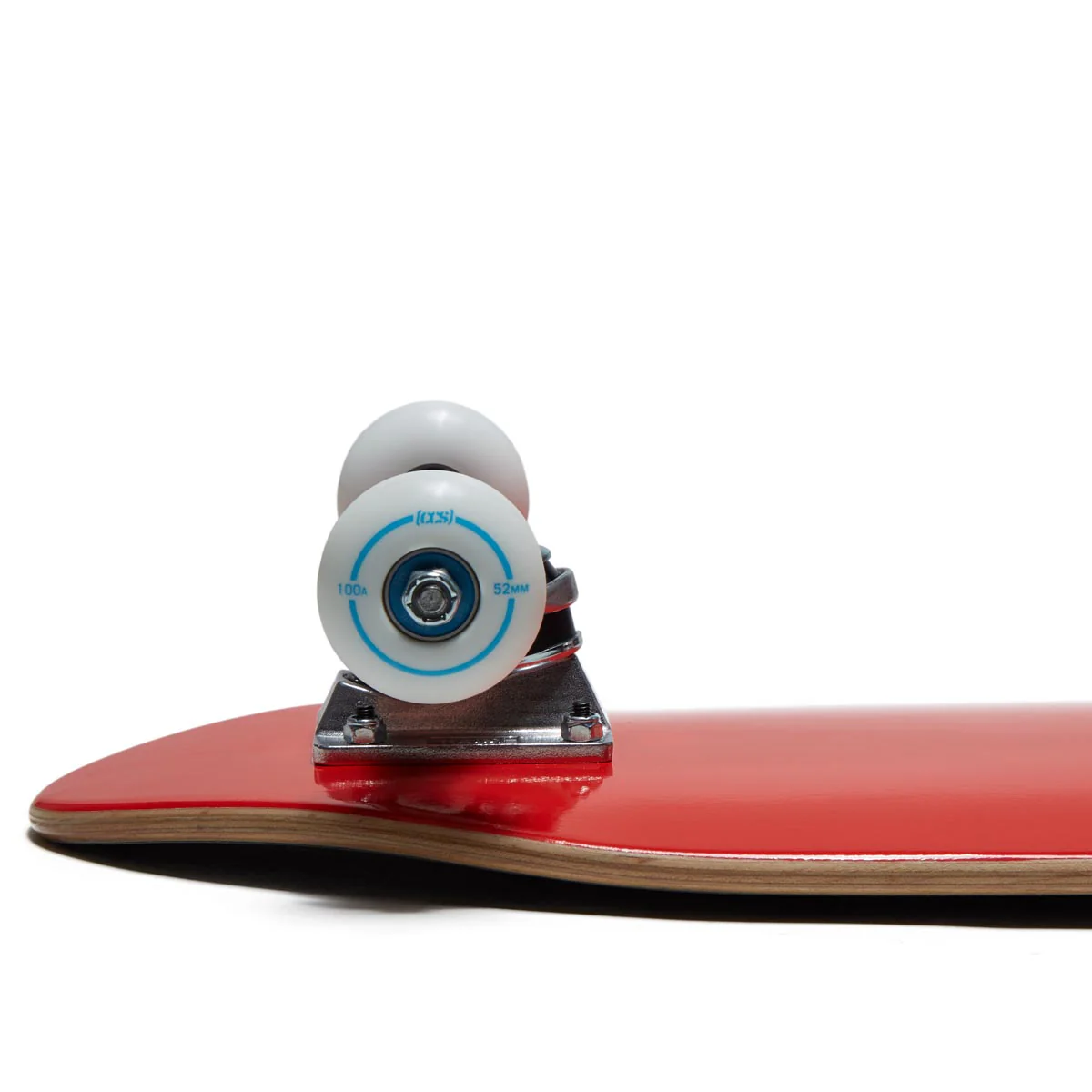 CCS Logo Cruiser Skateboard Complete - Red - 8.00" - Image 4