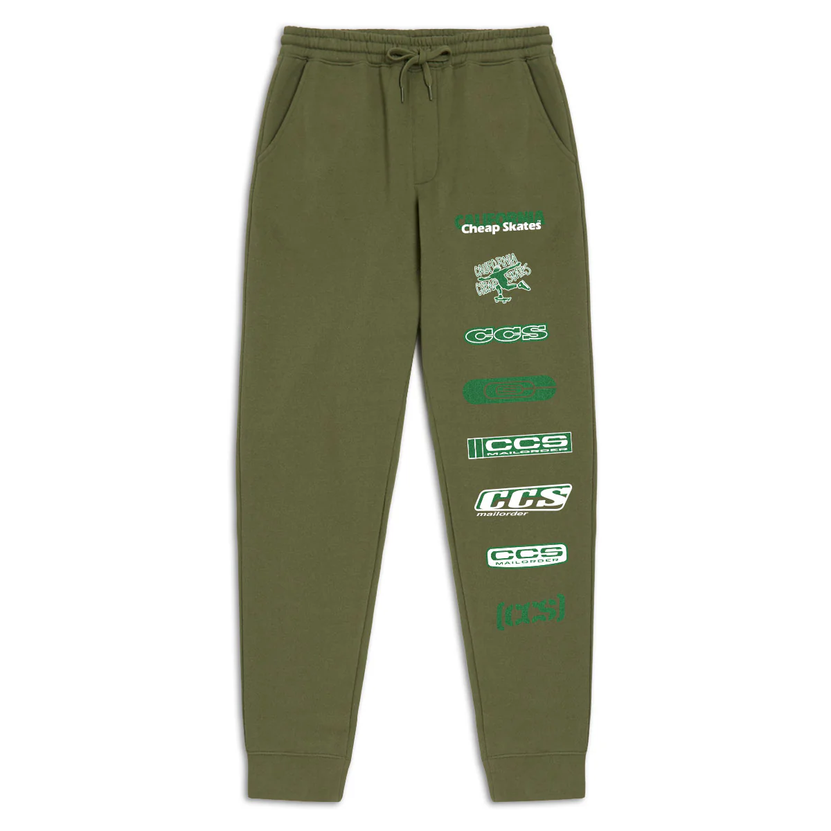 CCS Logo Stack Sweatpants - Surplus Green