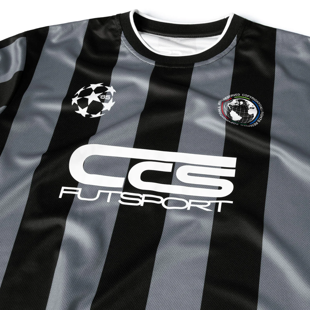 CCS Retro '85 Long Sleeve Soccer Jersey - Black Stripe - Image 3