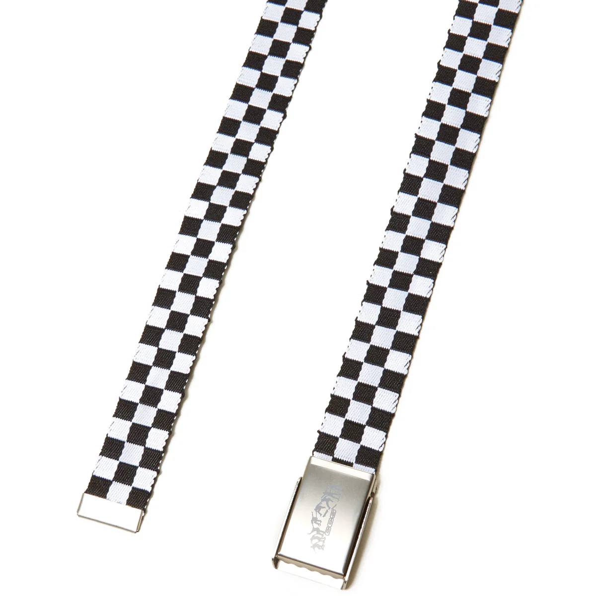 CCS Silver Kickflip Buckle Belt - Checkerboard - Image 2