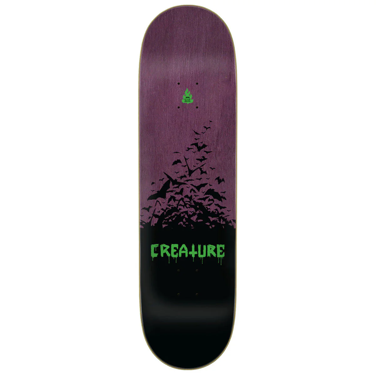 Creature Torres Skull Bat Pro Stumps Skateboard Deck - 8.51" - Image 2