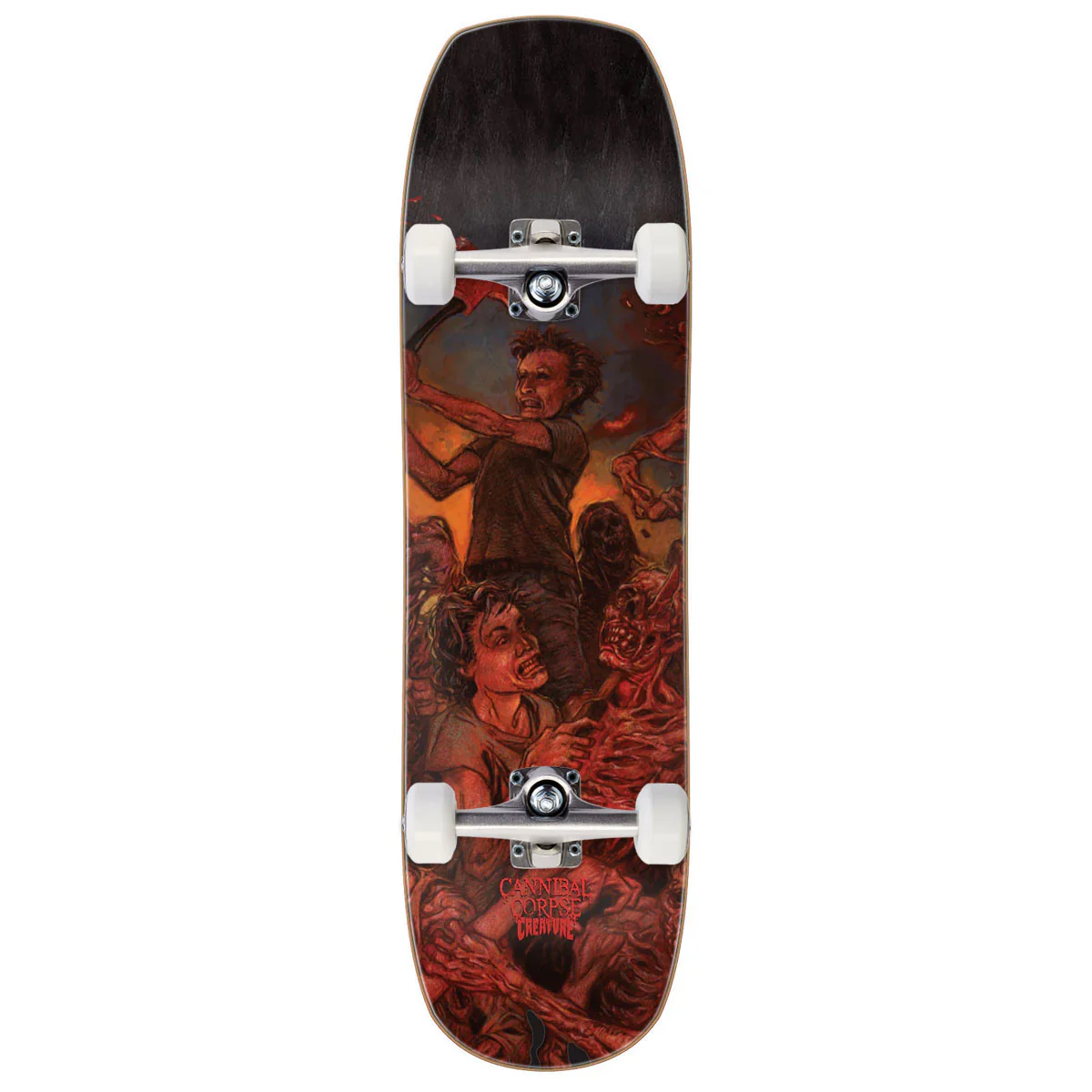 Creature x Cannibal Corpse Chaos Horrific Skateboard Complete - 8.75"