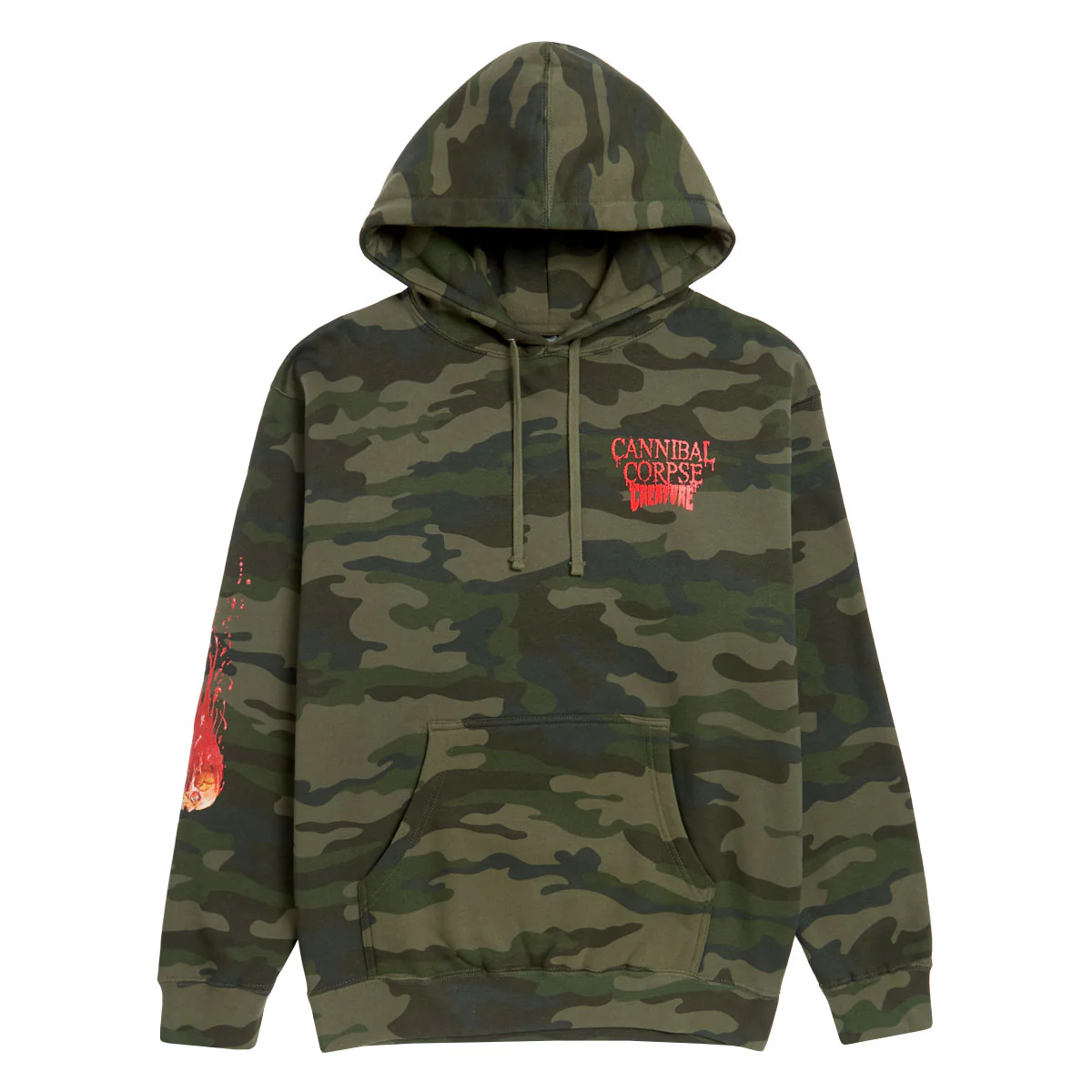 Creature x Cannibal Corpse Hoodie - Forest Camo - Image 2