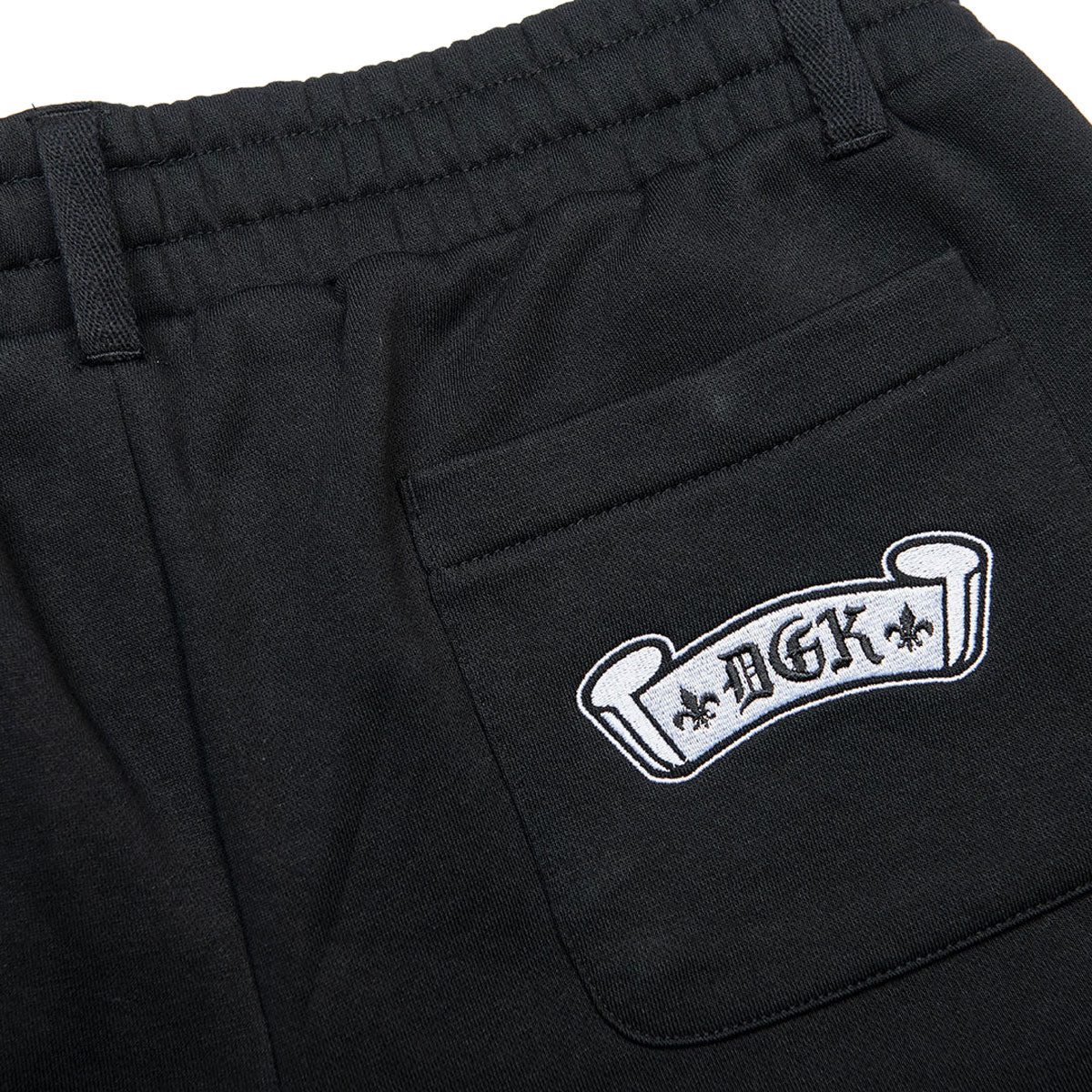 DGK Noble Fleece Shorts - Black - Image 6