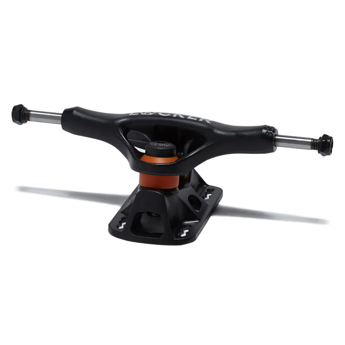Grind King Locker Skateboard Trucks - Flat Black - 8.25" - Image 2