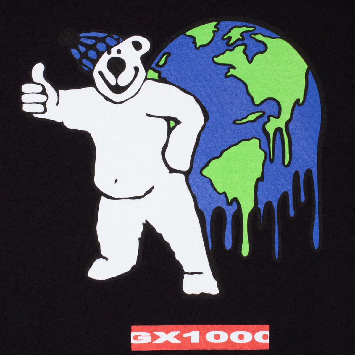 GX1000 Earth Day T-Shirt - Black - Image 2