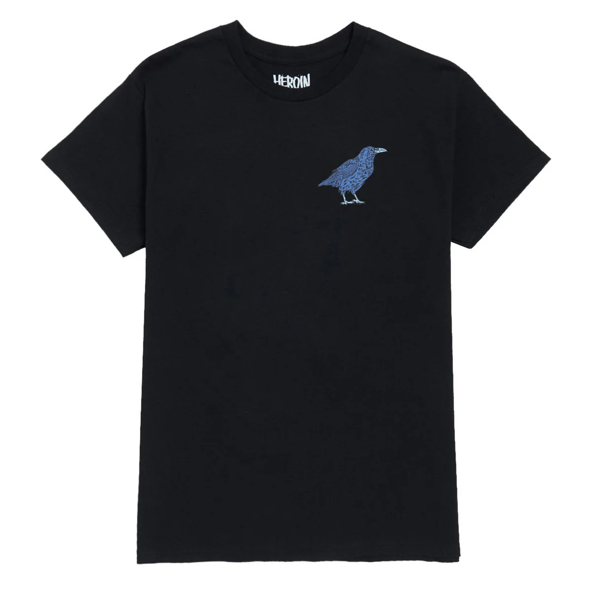 Heroin Crow T-Shirt - Black - Image 2