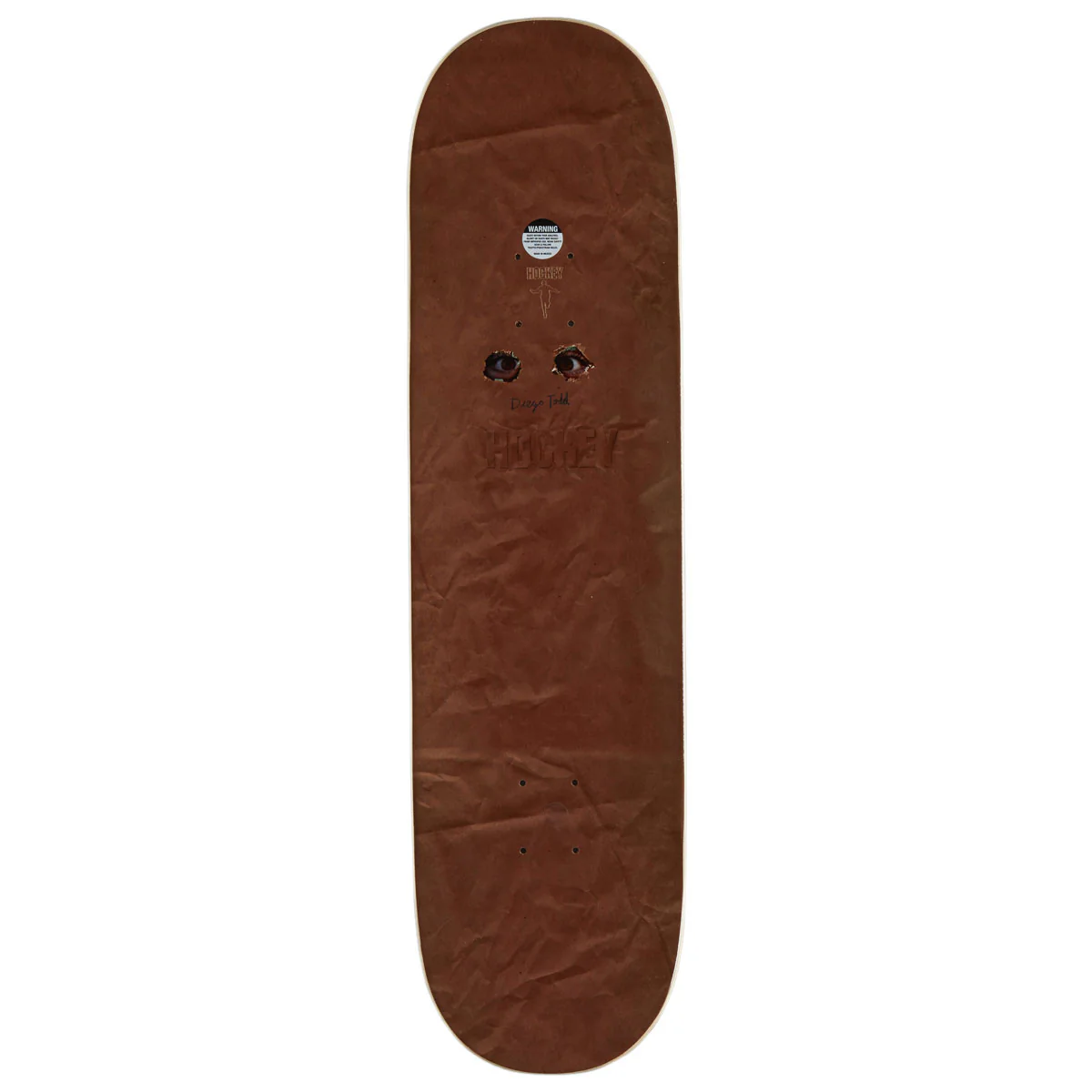 Hockey Paper Cover Diego Todd Skateboard Deck - 8.25" - Image 2