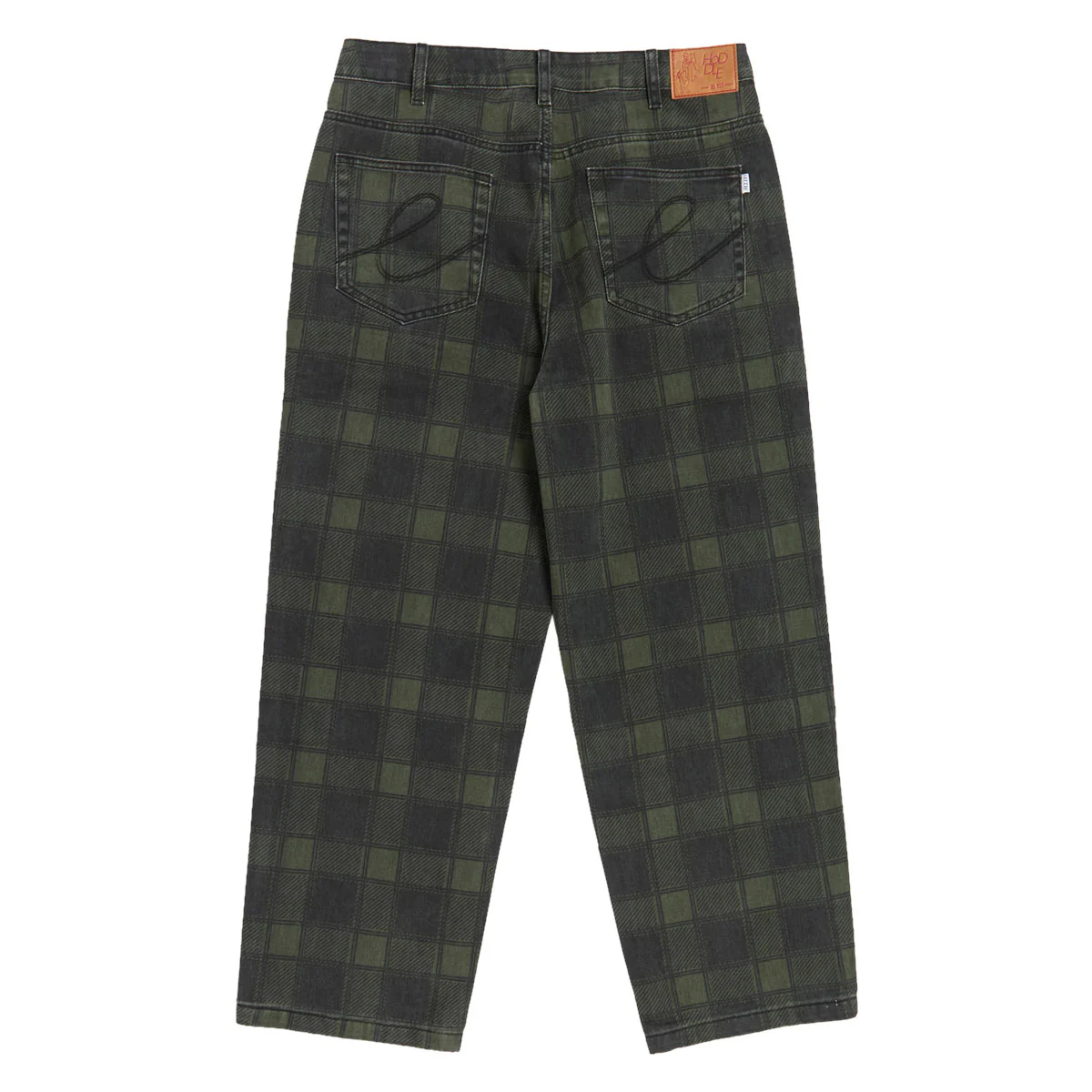 Hoddle Ranger Jeans - Green Plaid - Image 2