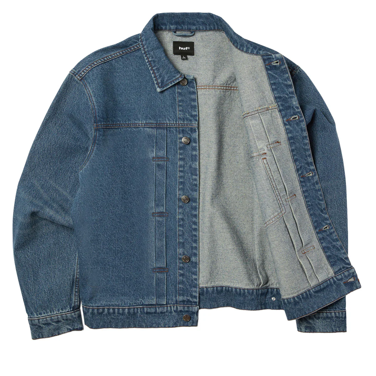 HUF 89 Trucker Jacket - Indigo - Image 2