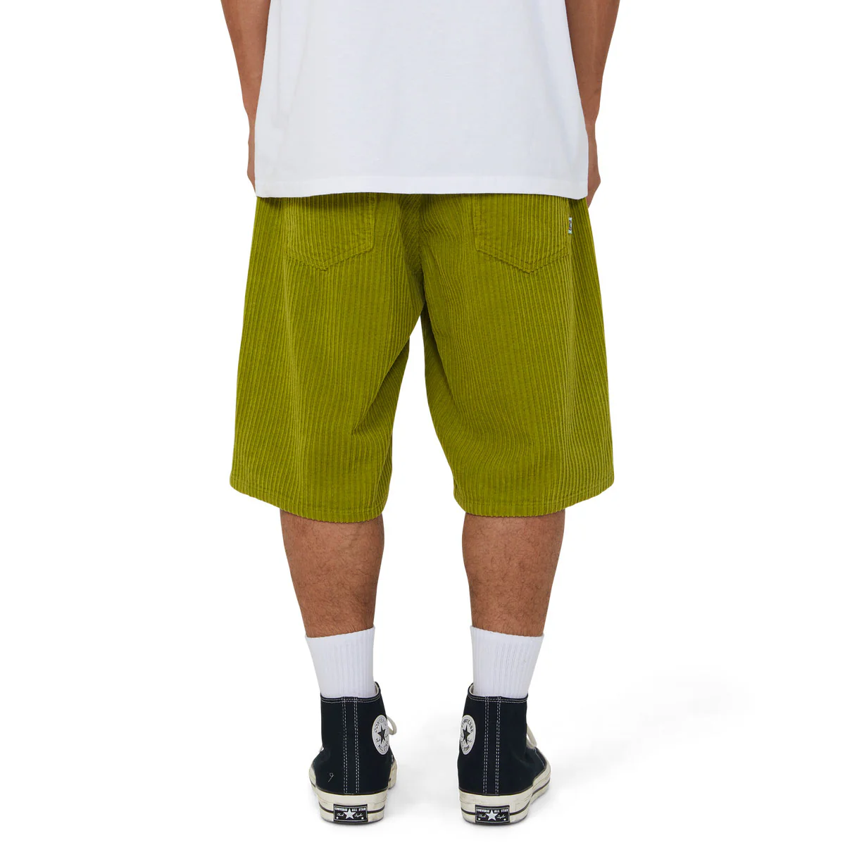 HUF Cromer Corduroy Shorts - Acid Green - Image 6