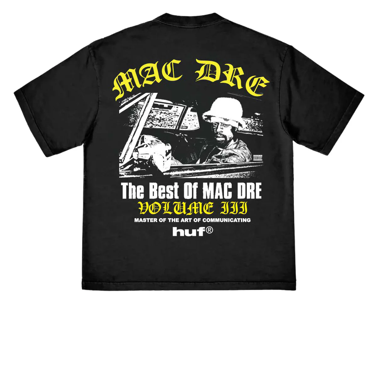 HUF x Mac Dre Best Of Mac Dre T-Shirt - Black - Image 2