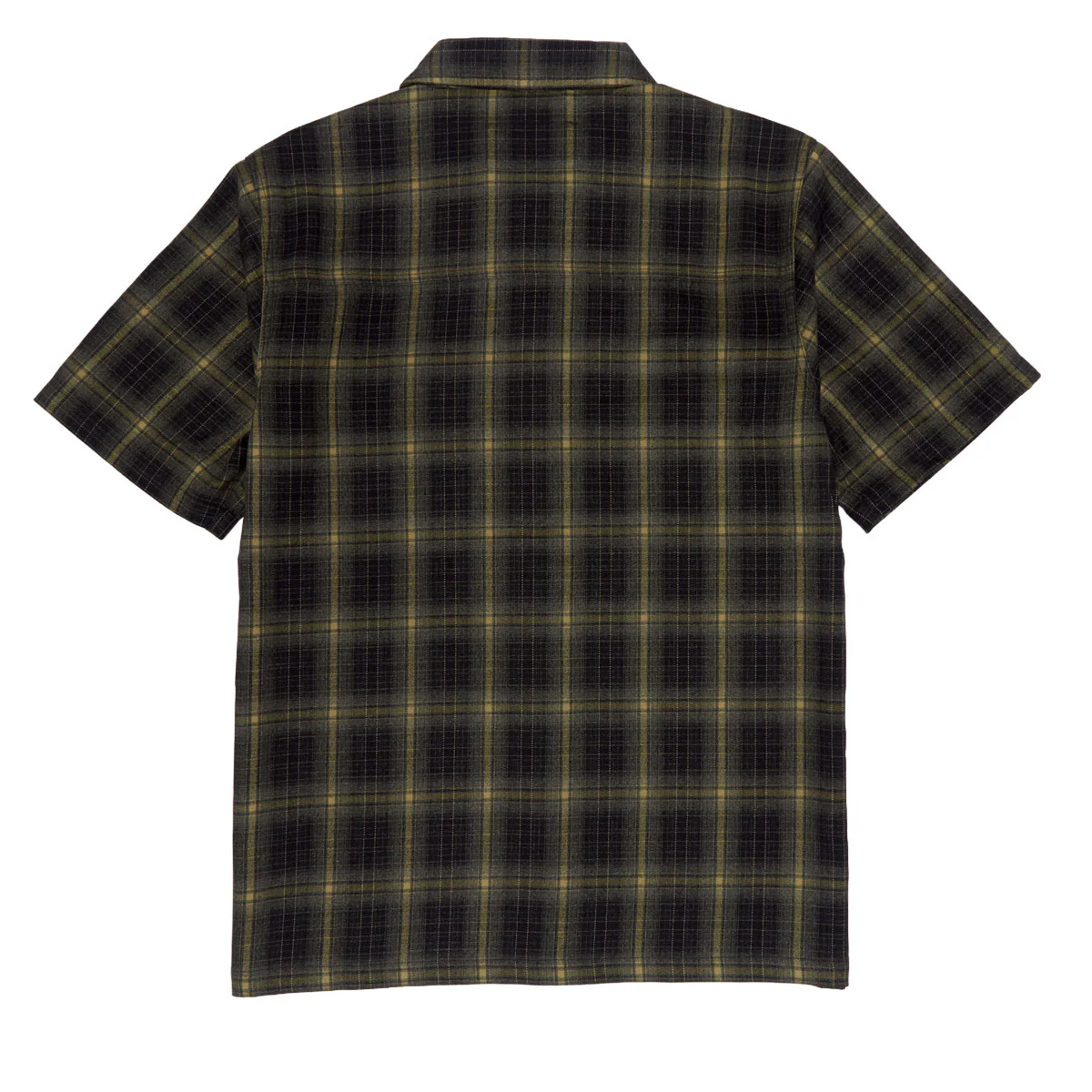 Independent Belmont Short Sleeve Flannel Shirt - Black/Tan - Image 2