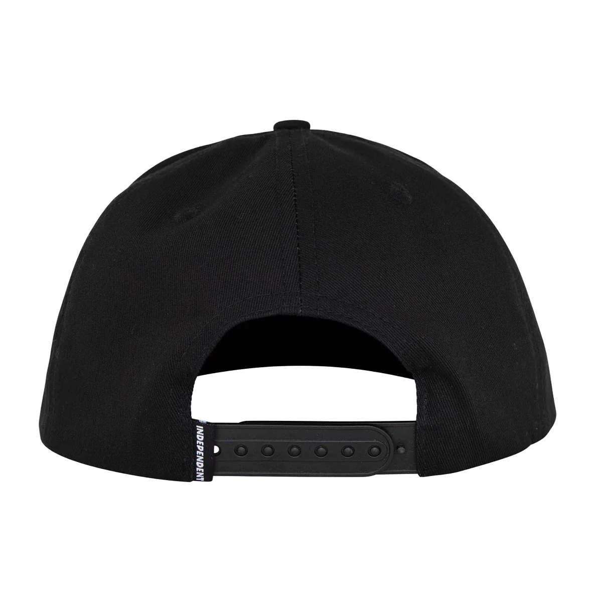 Independent Sticker Slap Snapback Hat - Black - Image 3