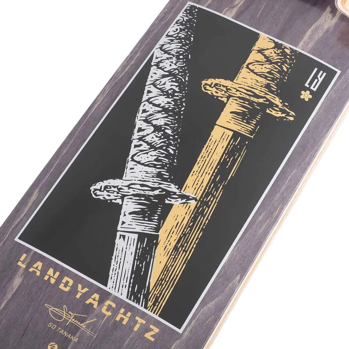 Landyachtz Katana Longboard Deck - Black - Image 3