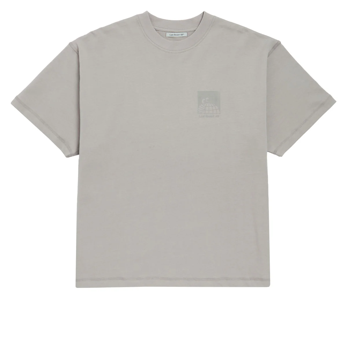 Last Resort AB Little AB Flatlock T-Shirt - Warm Grey