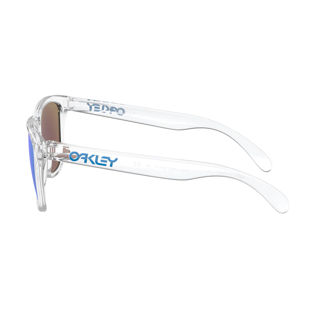 Oakley Frogskins Sunglasses - Crystal Clear/PRIZM Sapphire Lens - Image 3