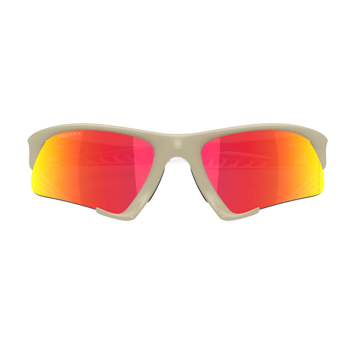 Oakley Suture Jacket Sunglasses - Matte Sand/PRIZM Ruby Lens - Image 4