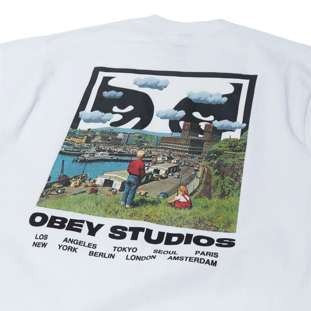 Obey Sky Face T-Shirt - White - Image 3