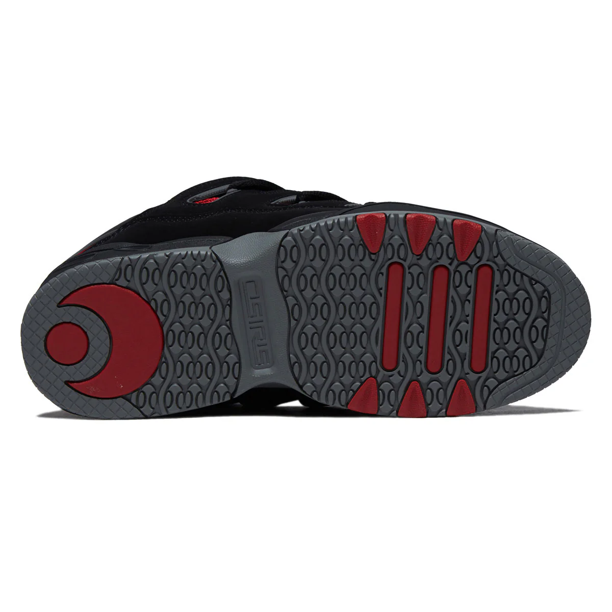 Osiris D3 OG Shoes - Black/Grey/Red - Image 4