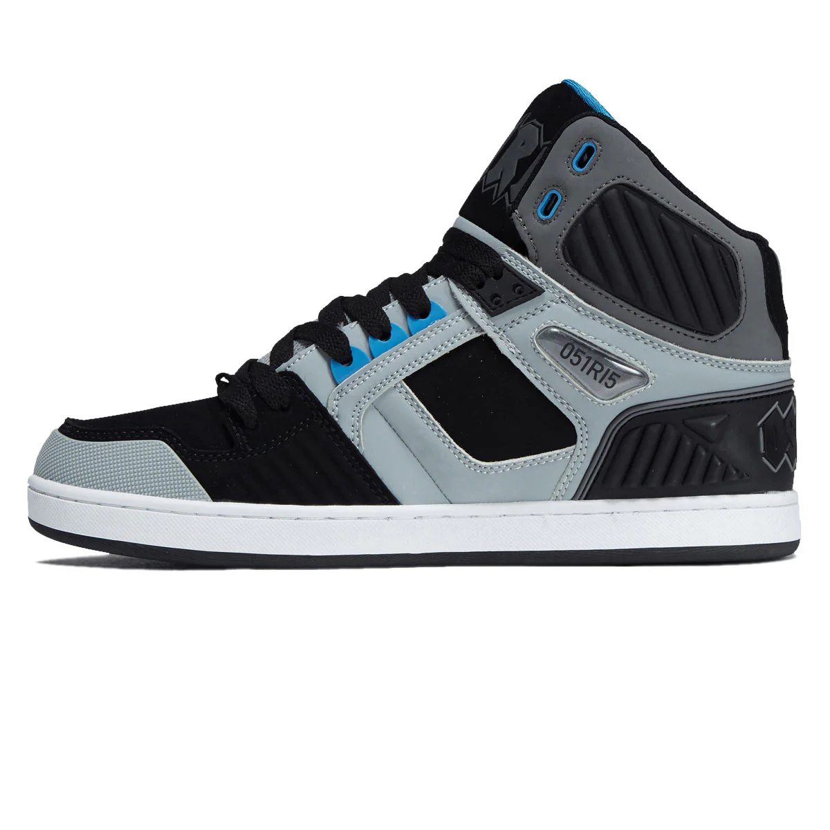 Osiris NYC 83 XRP Shoes - Grey/Black/Cyan - Image 2