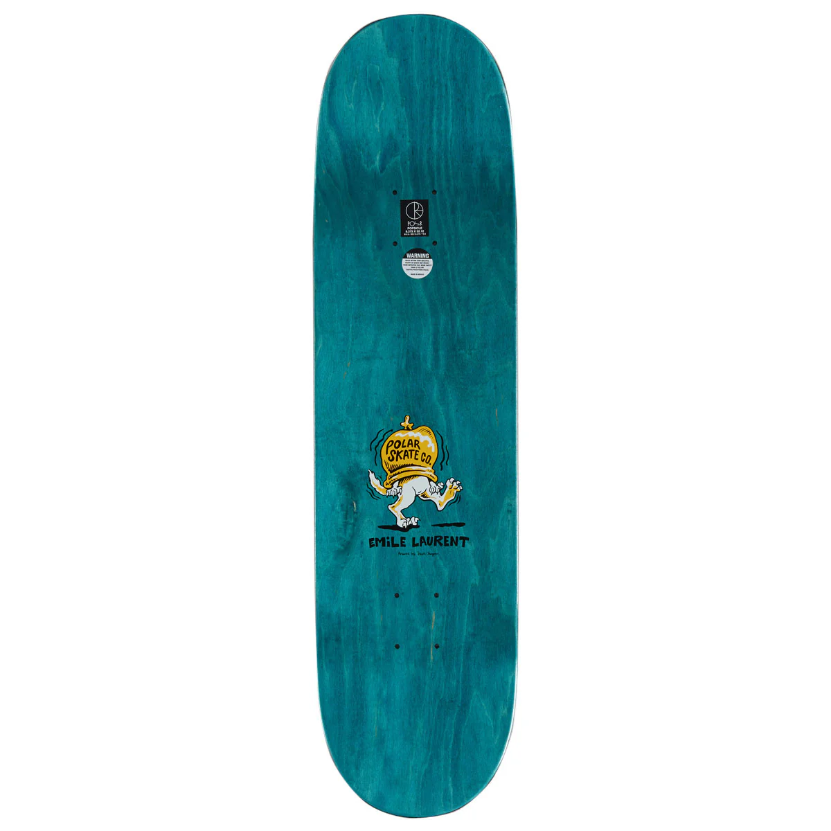 Polar Emile Laurent Accordion Dog Skateboard Deck - 8.375" - Image 2