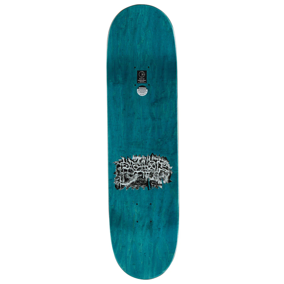 Polar Nick Boserio Silver Devil Short Shape Skateboard Deck - 8.50" - Image 2