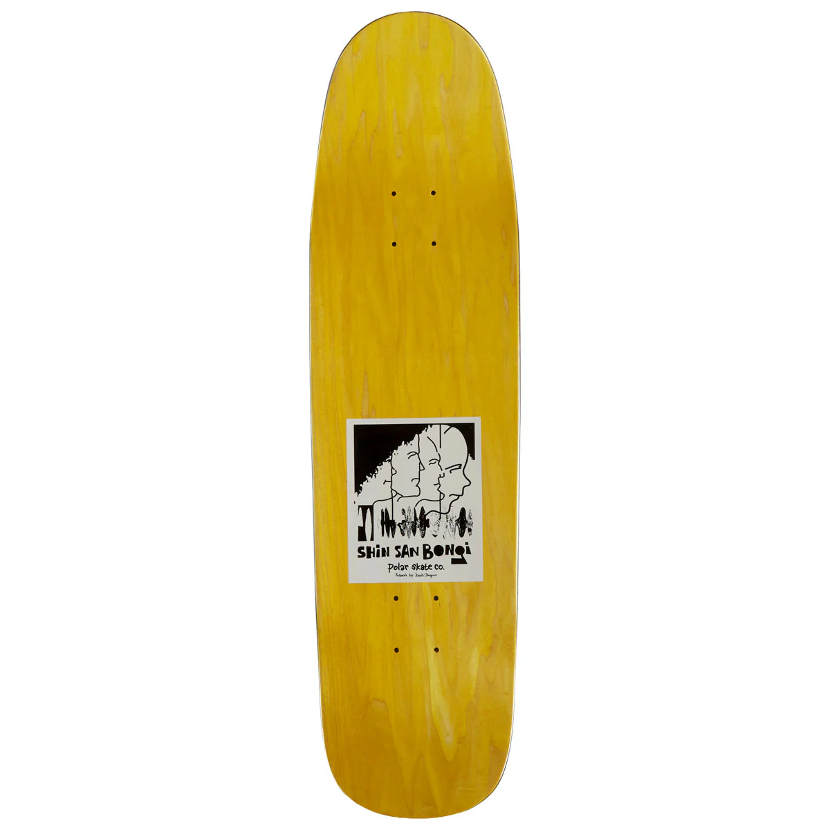 Polar Shin Sanbongi Fanzilla P9 Shape Skateboard Deck - 8.625" - Image 2