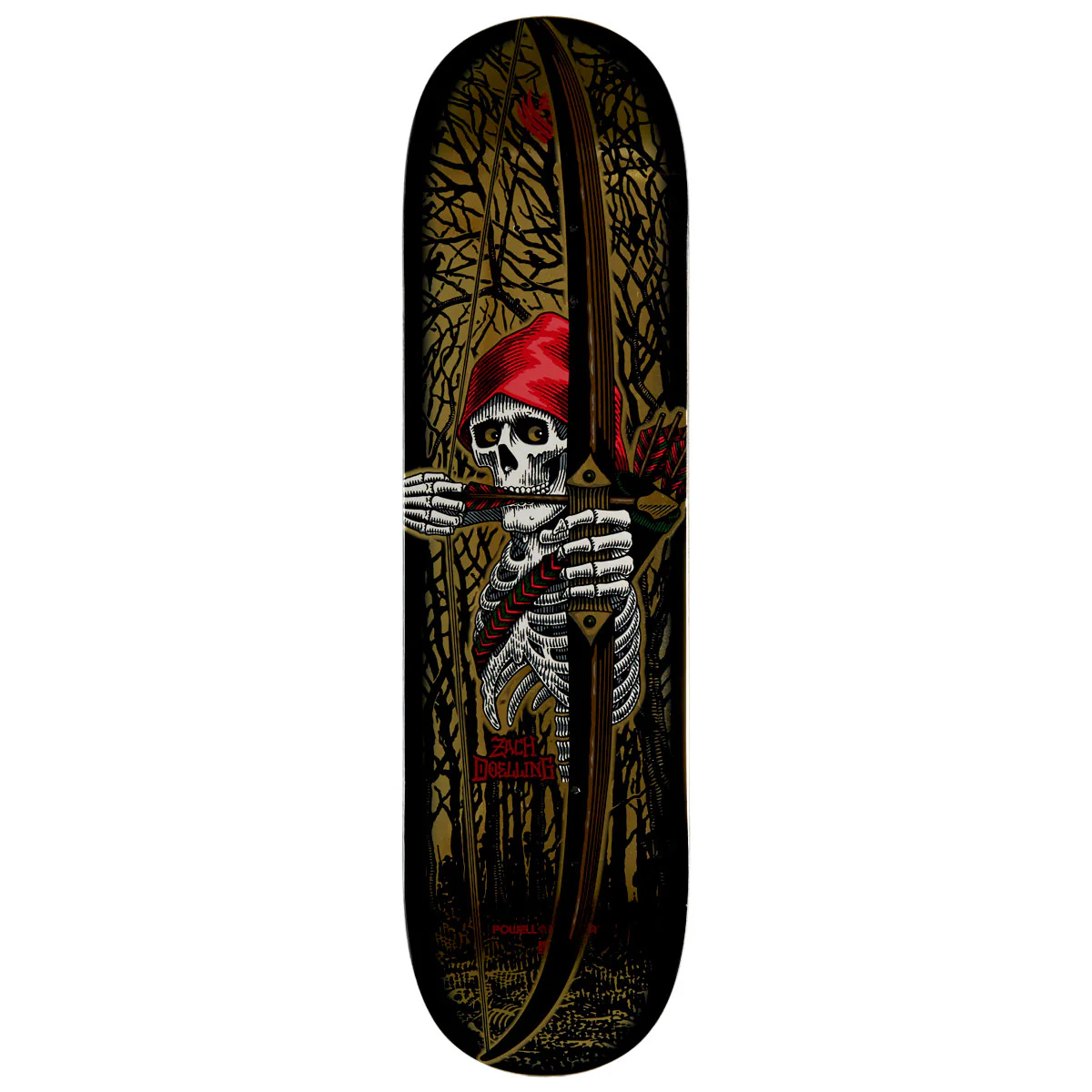 Powell-Peralta Flight Zach Doelling Archer Skateboard Deck - 8.30"