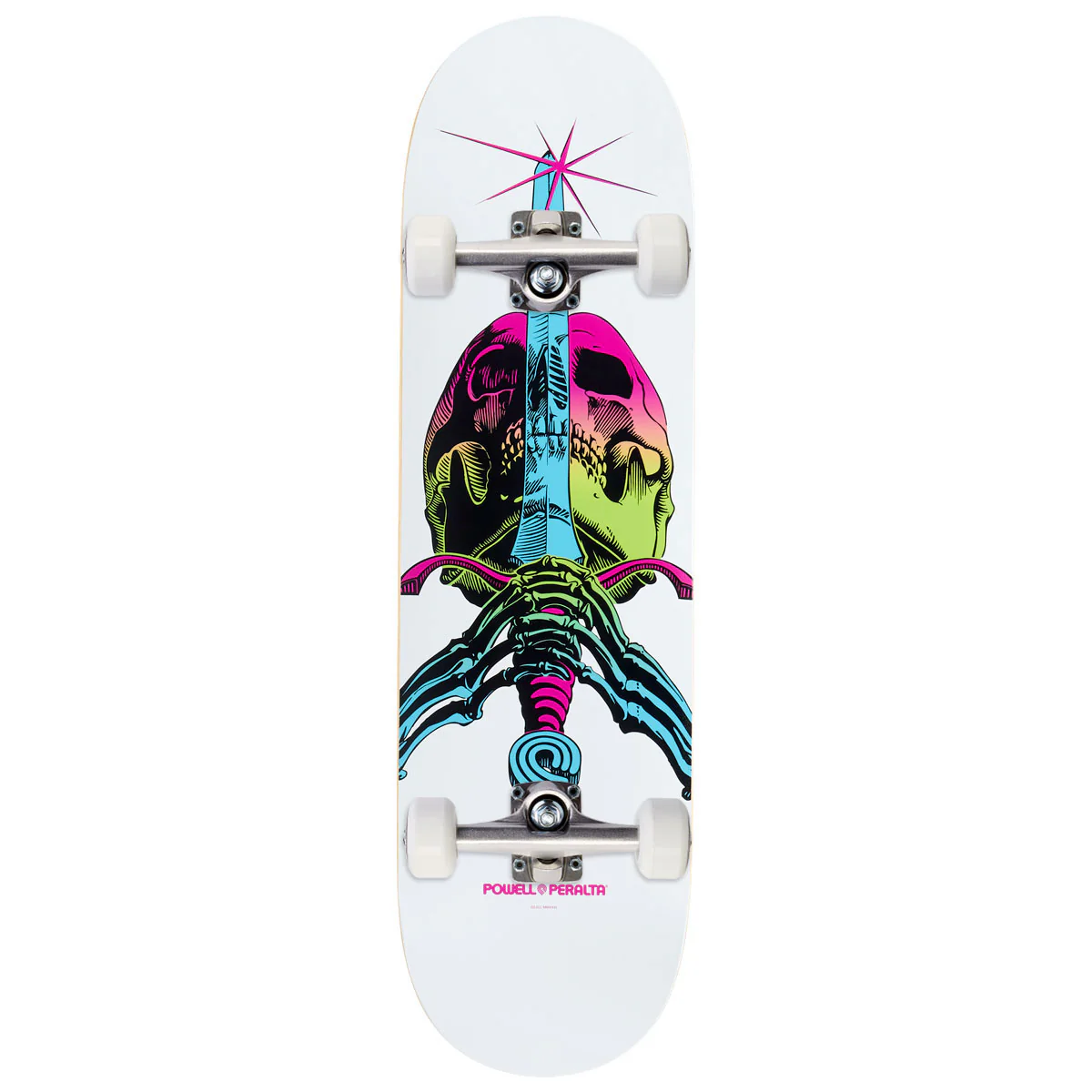 Powell-Peralta Ray Rodriguez Skull & Sword Skateboard Complete - Lime Fade/White - 9.00"