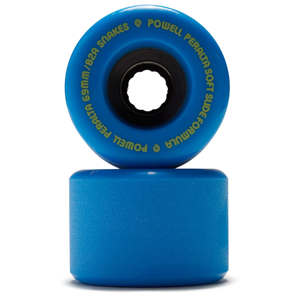Powell-Peralta Snakes 82A Longboard Wheels - Blue - 69mm - Image 2