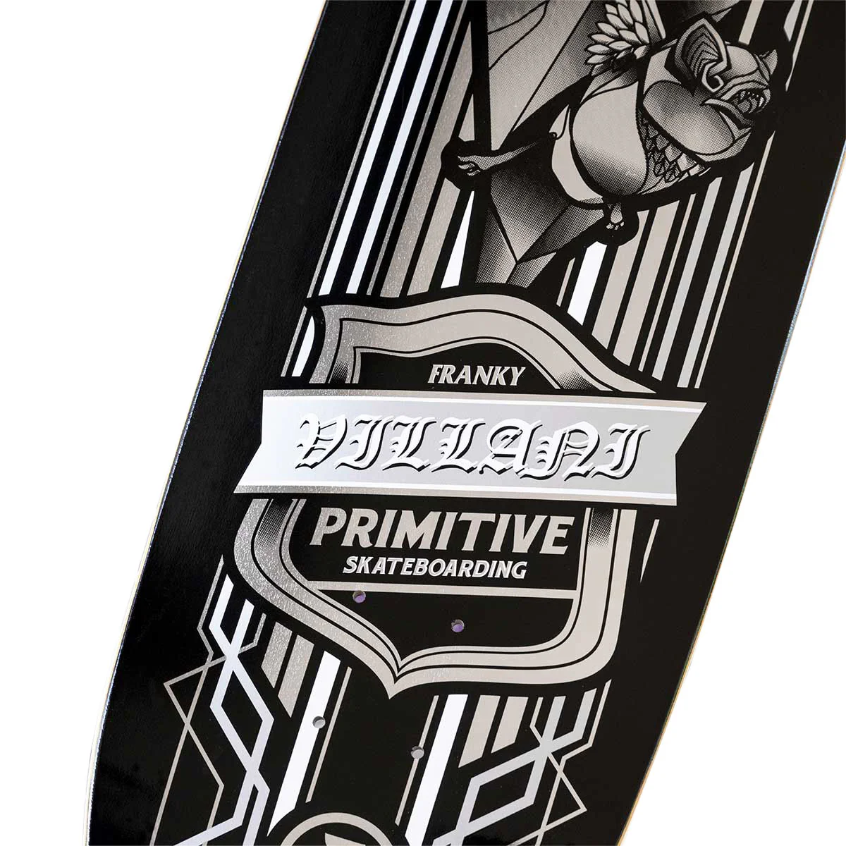 Primitive Villani Bat Skateboard Deck - Black - 9.125" - Image 3