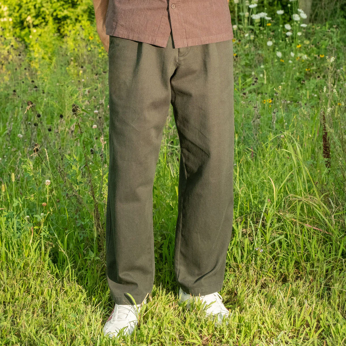 Quasi Warren Trouser Pants - Forest - Image 3